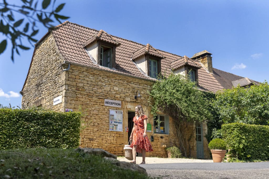 Réception d'un camping en Dordogne