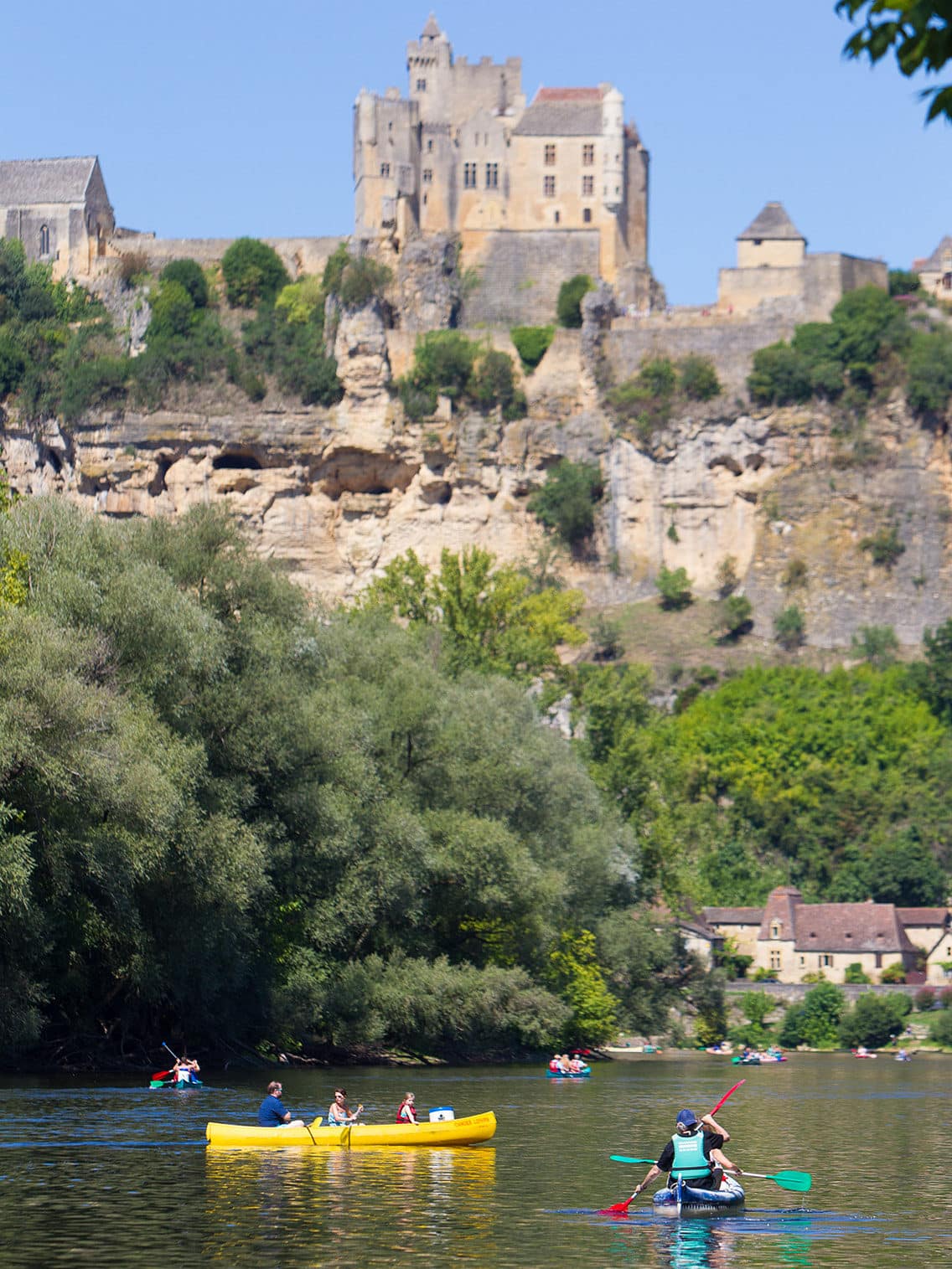 Balade en famille en canoë