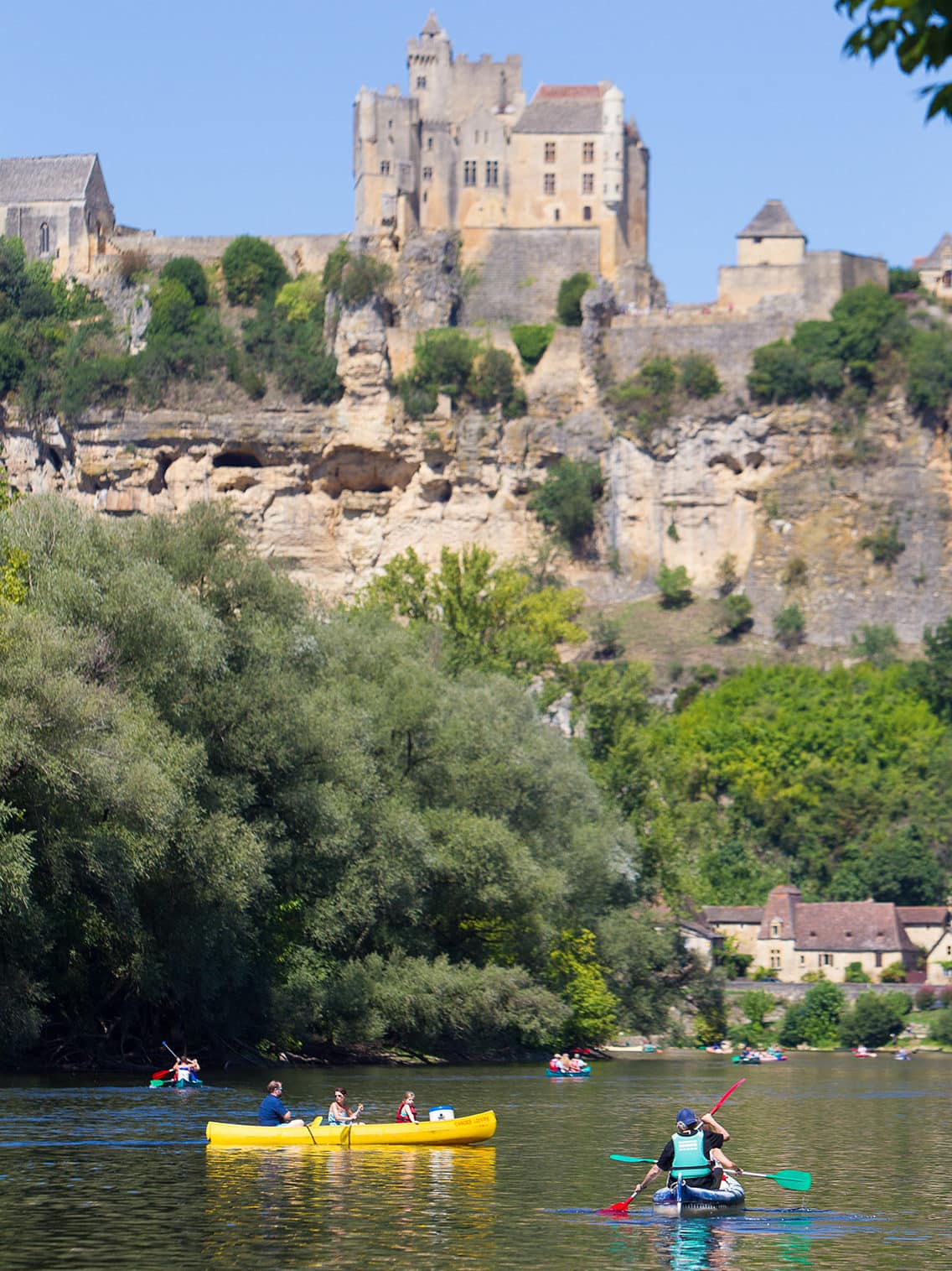 Balade en famille en canoë