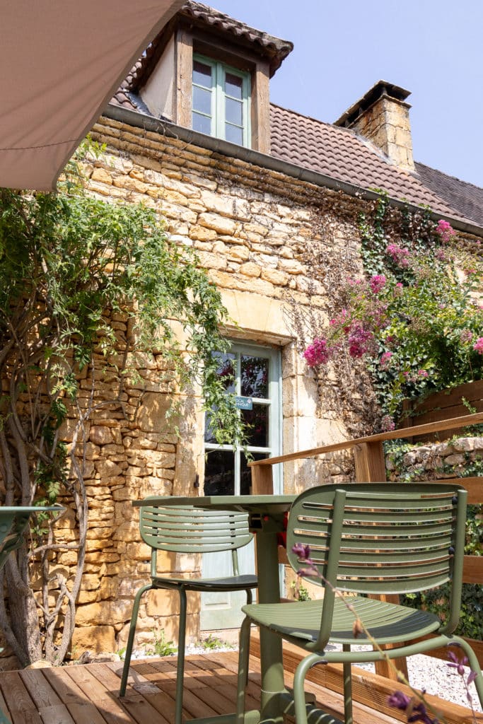 Espace de restauration du camping Les Grottes de Roffy